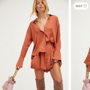 Free People Celia set shorts